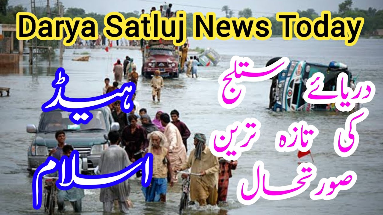 darya satluj news today || Satluj River News Today &ndash; Flood Update  August 2025