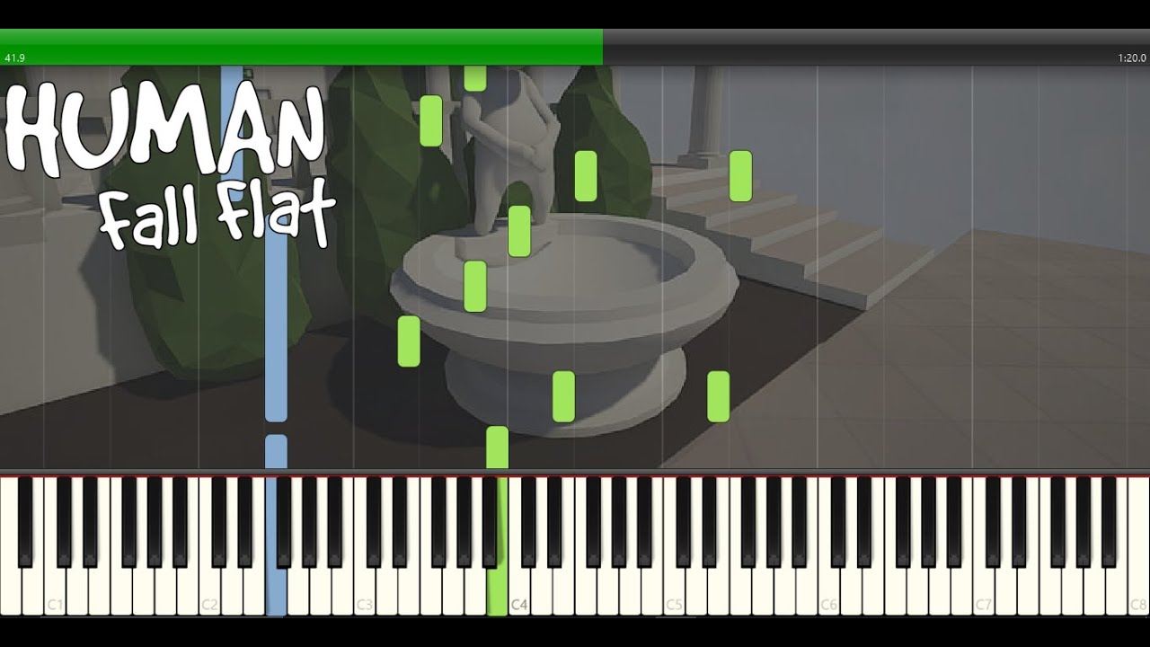 Footprint - Human Fall Flat Piano Tutorial (Easy)