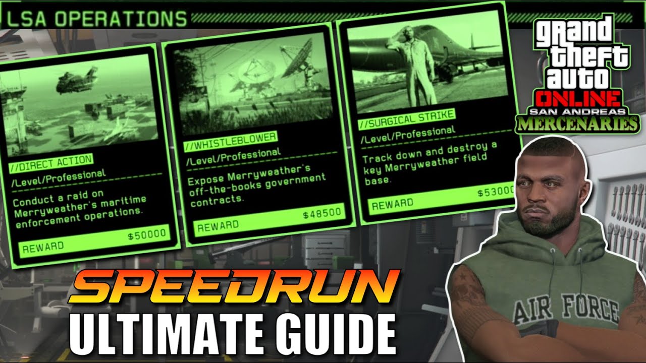 How to Speedrun ALL LSA Operations | Ultimate Walkthrough Guide