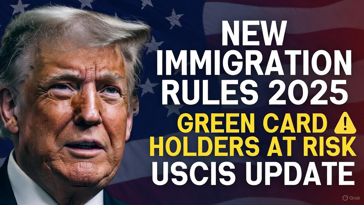 New U.S. Immigration Rules 2025 🚨 Green Card Holders Face Serious Risks | USCIS Update