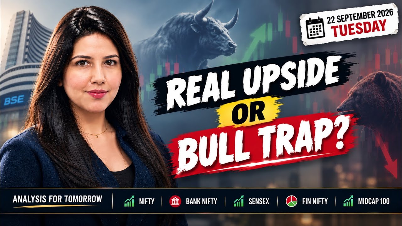 Nifty Tomorrow & Bank Nifty Analysis for 22 September 2026 | Sensex tomorrow | Payal Arora