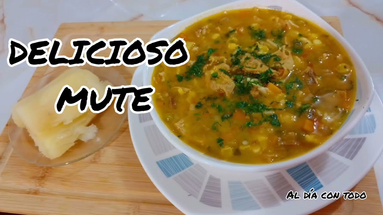 Como preparar Mute/Receta del mute/Sopa casera MUTE/comida típica Colombiana