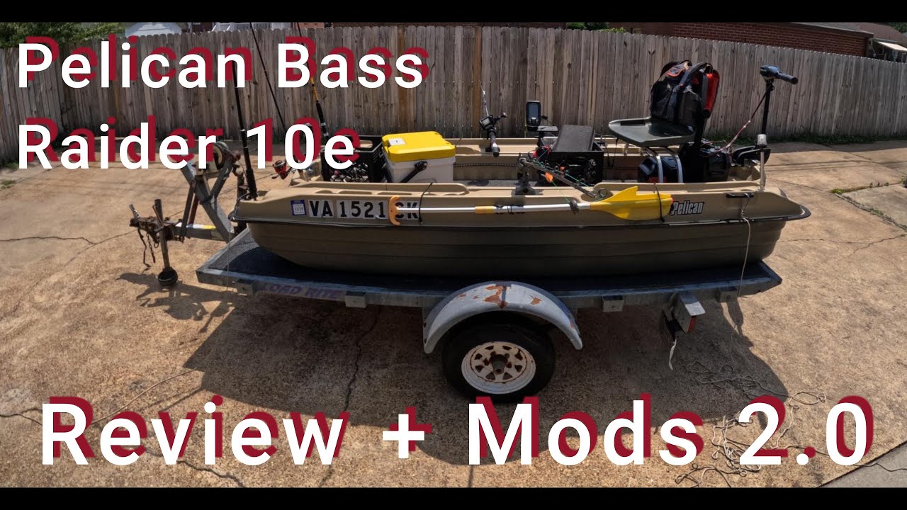 Pelican Bass Raider 10e fishing boat Review!!! + Mods 2.0