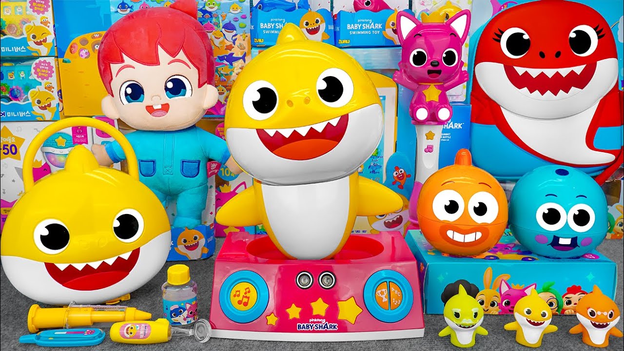 112 Minutes BABY SHARK - Satisfying Unboxing Wow Wee Baby Shark Dancing DJ Playset (ASMR)