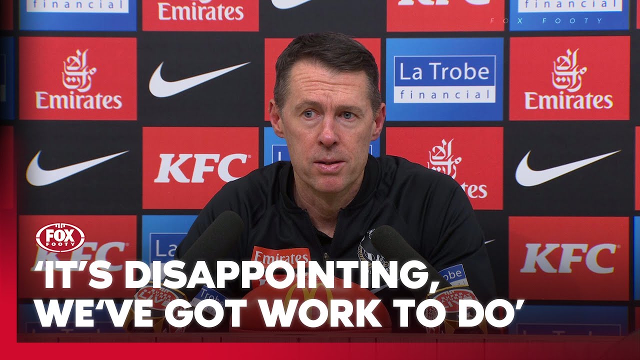 Pragmatic McRae not panicking despite recent losses I Collingwood Press Conference I Fox Footy