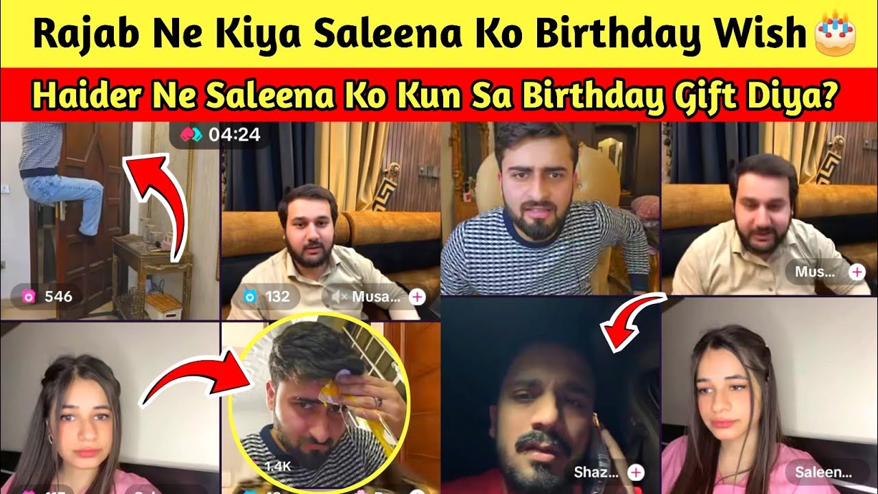 Rajab Ne Kiya Saleena Ko Birthday Wish🧁 | Haider Ne Saleena Ko Kun Sa Birthday Gift Diya? | Haileena