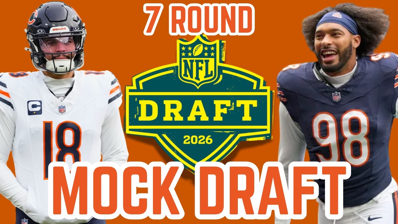 Chicago Bears 2026 7-Round Mock Draft 2.0 | AGGRESSIVE Defensive Additions!