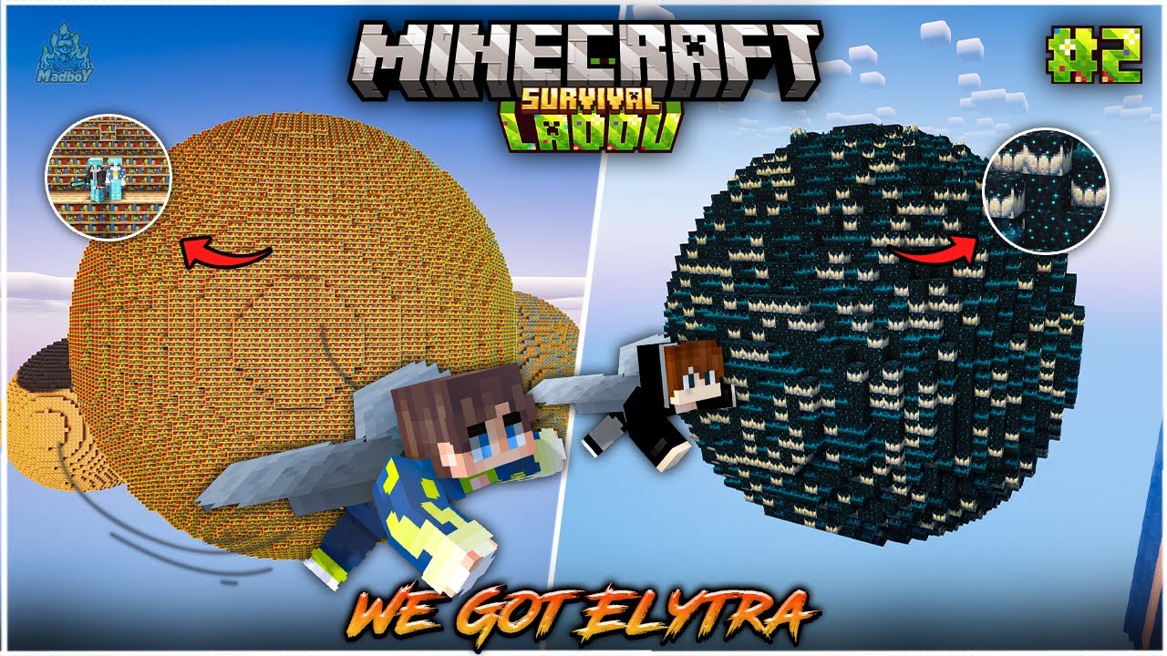 WE GOT ELYTRA | LADDU SURVIVAL | Ep 2 | Minecraft in Telugu
