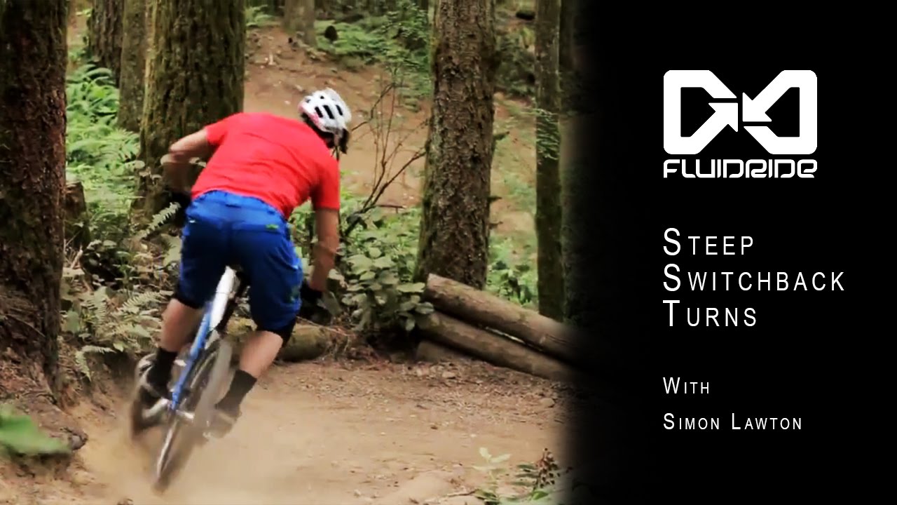 How to ride steep switchback turns | Mountain bike skills with Simon Lawton from Fluidride