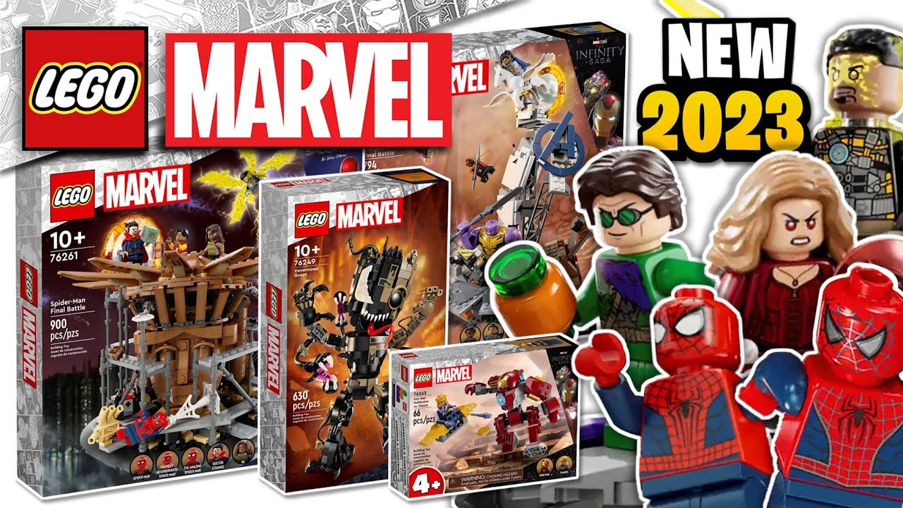 LEGO Marvel Summer 2023 Sets OFFICIALLY Revealed - No Way Home, Endgame Final Battles & More!