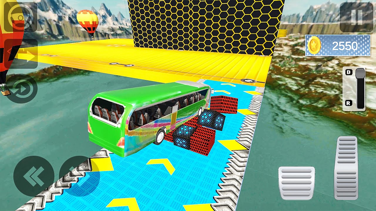 Bus Stunt Driving Impossible Tracks | Gameplay Android
