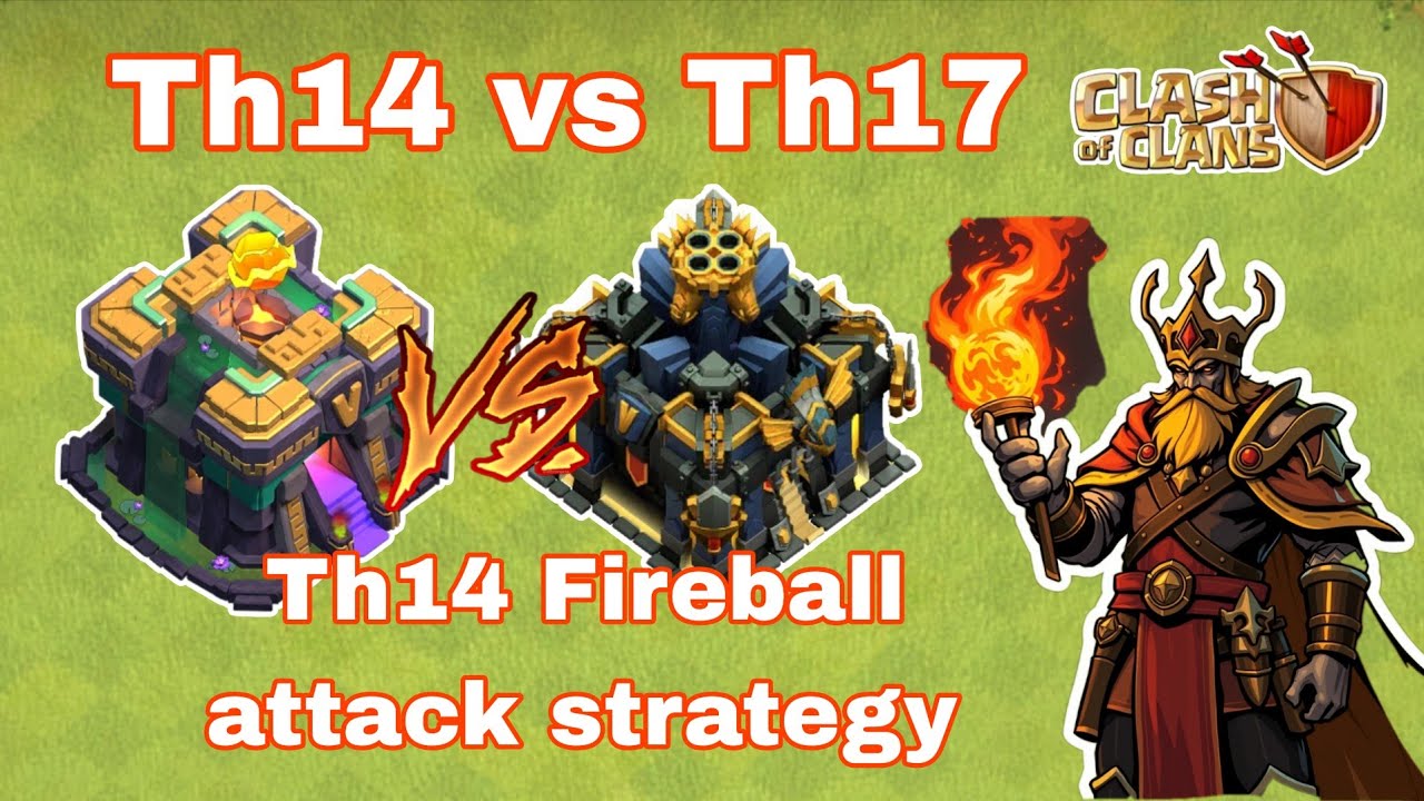 Th14 vs Th17 Unbelievable war attack || Clash of Clans ||