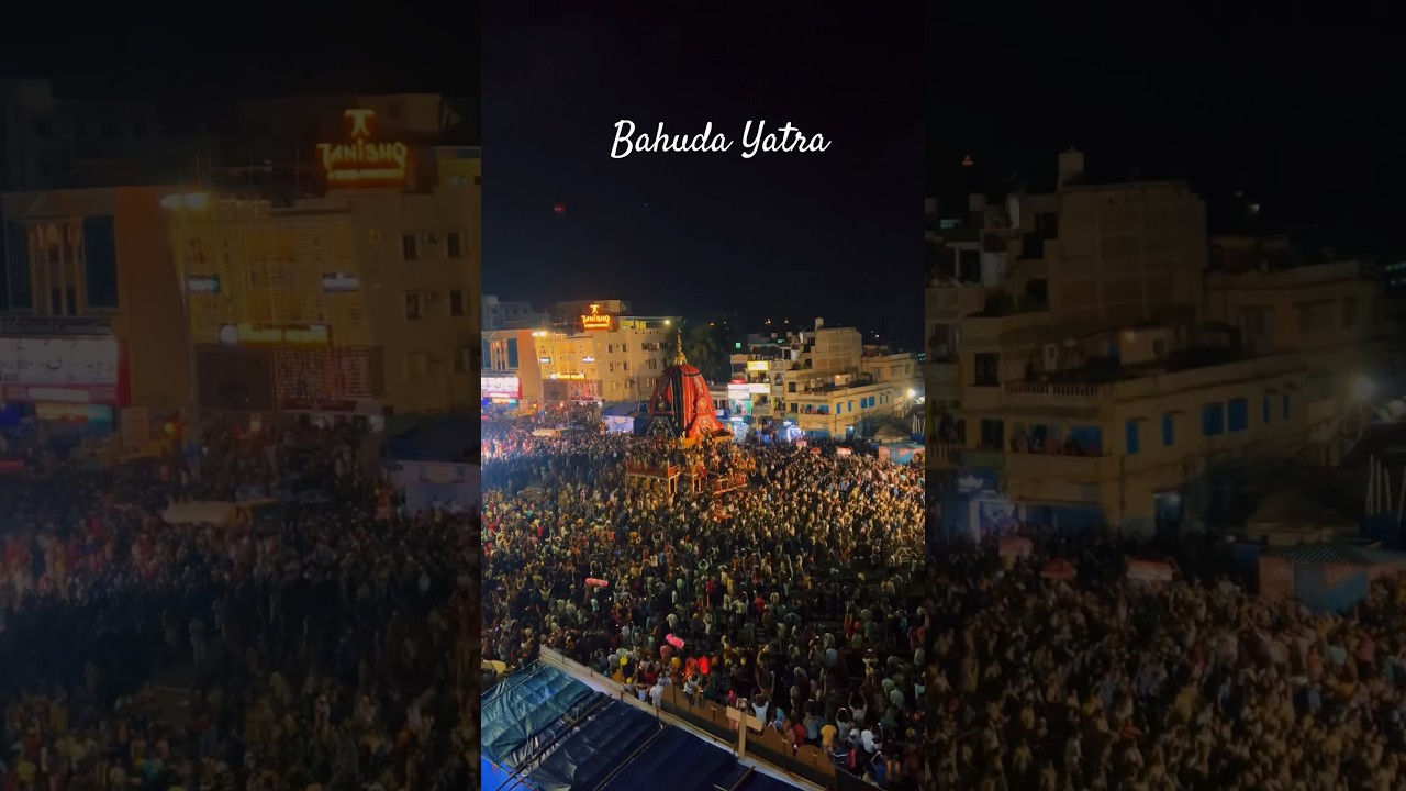 Bahuda Yatra live status jagannath Yatra Puri #shorts