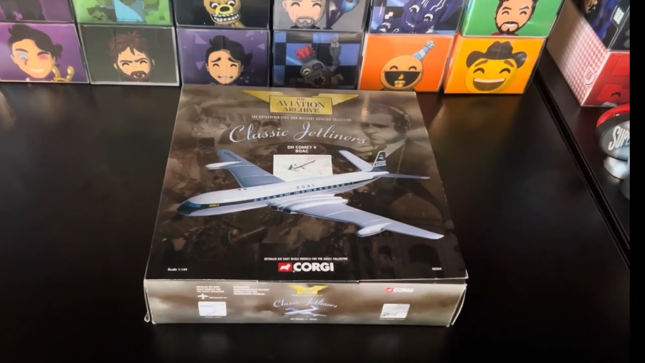 Corgi Aviation Archive Comet 4 BOAC livery unboxing and review 