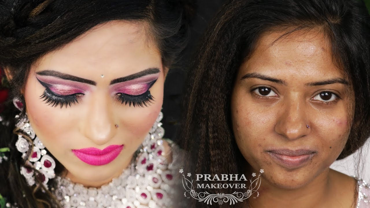 Pink Engagement Makeup FOR SENSITIVE SKIN | PRABHA MAKEOVER