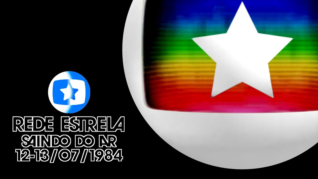 Rede Estrela saindo do ar 12-13/07/1984