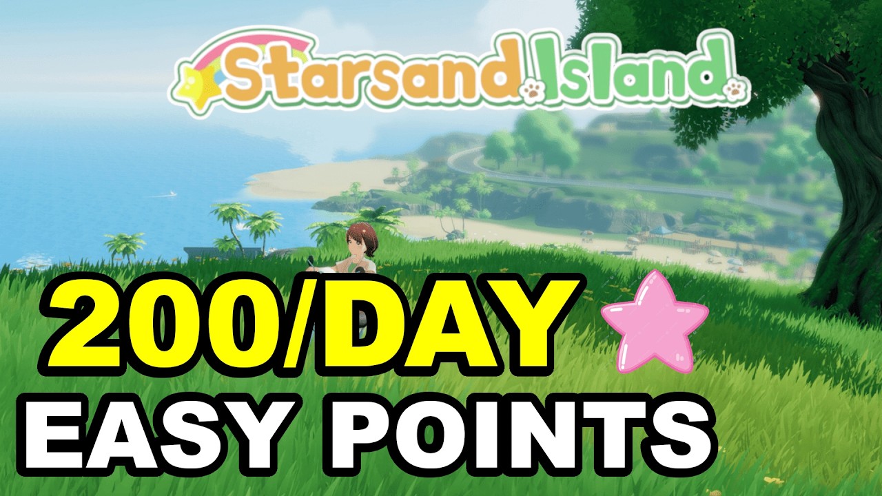 5 Best Ways to farm Starsand Points | Starsand Island