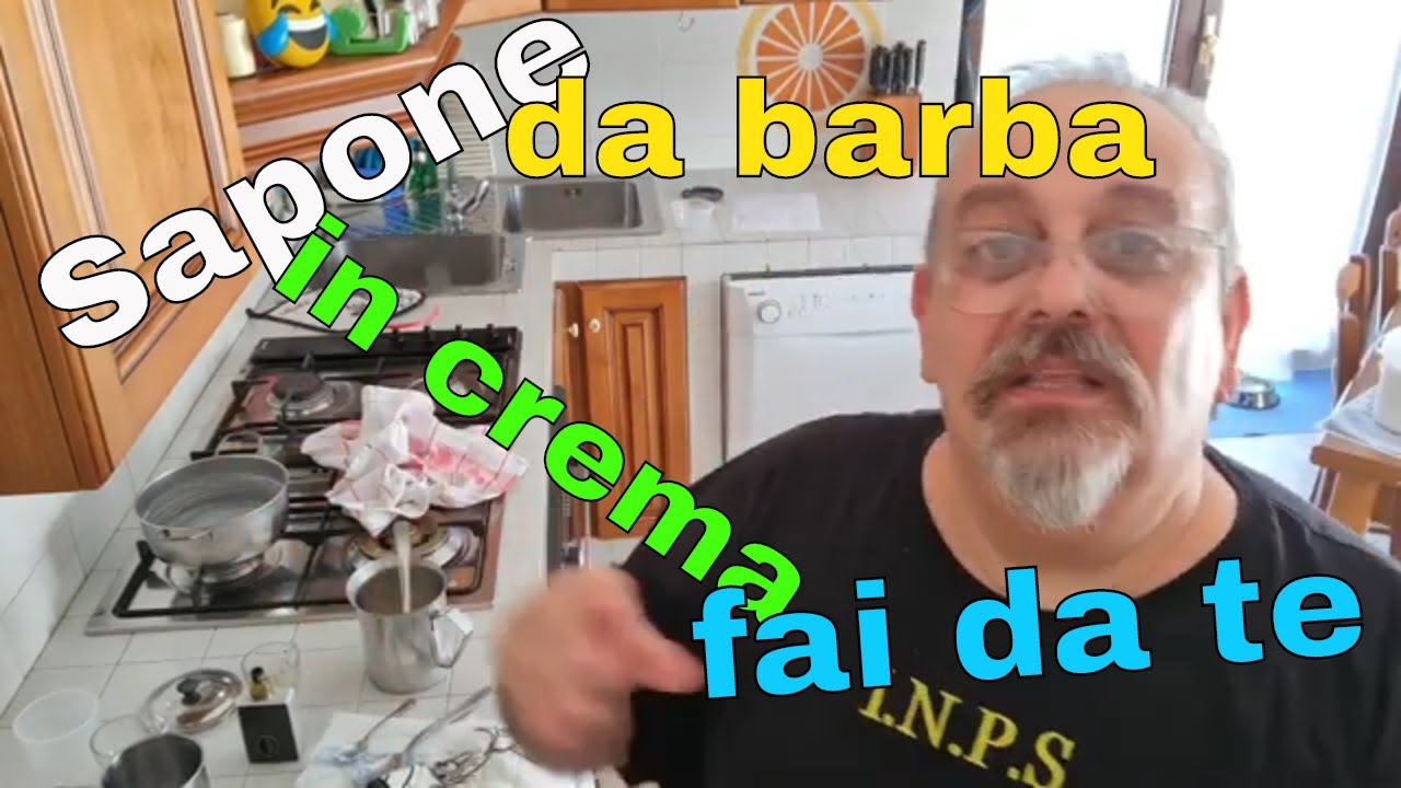 Sapone da Barba in crema fai da te.