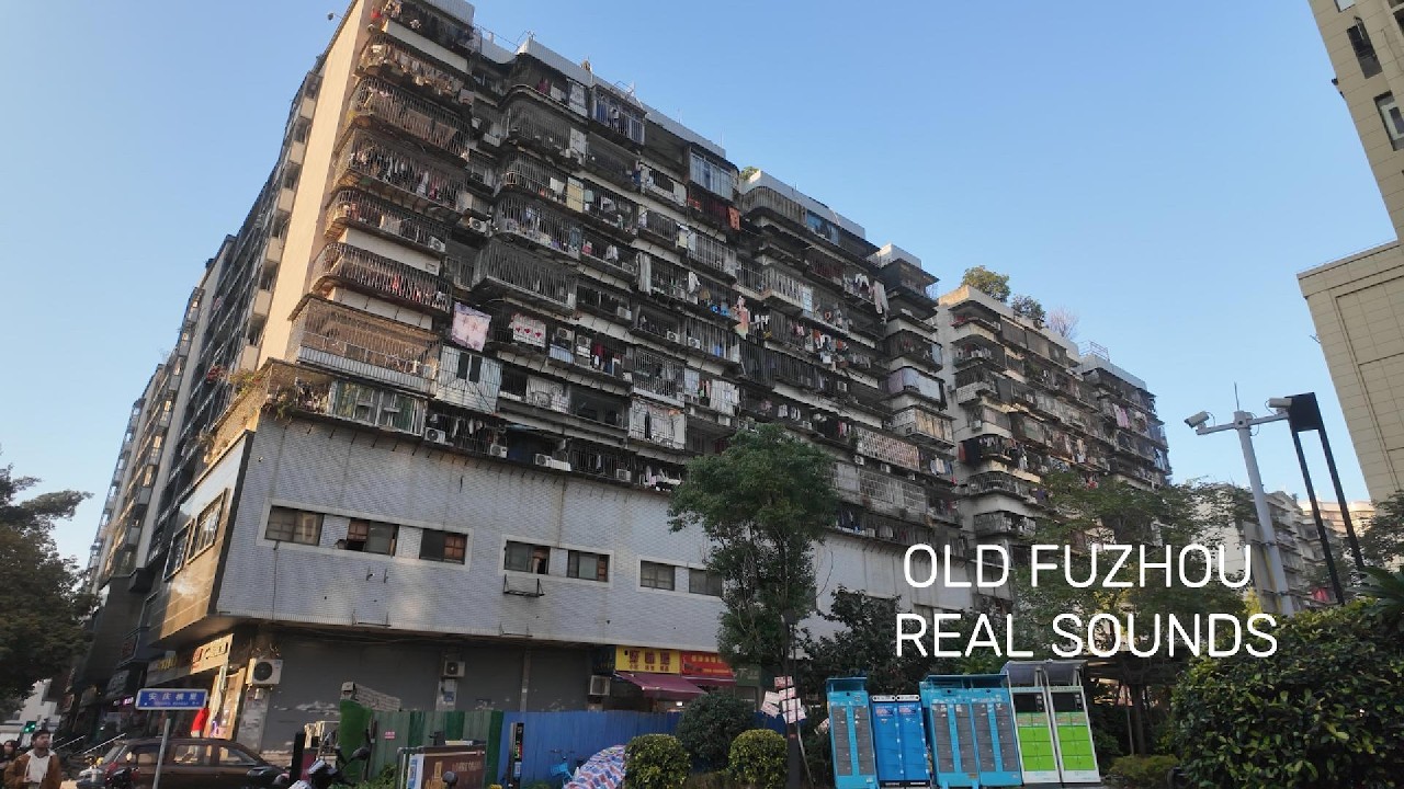 Old Streets of Fuzhou China | Real City Sounds (No Music)