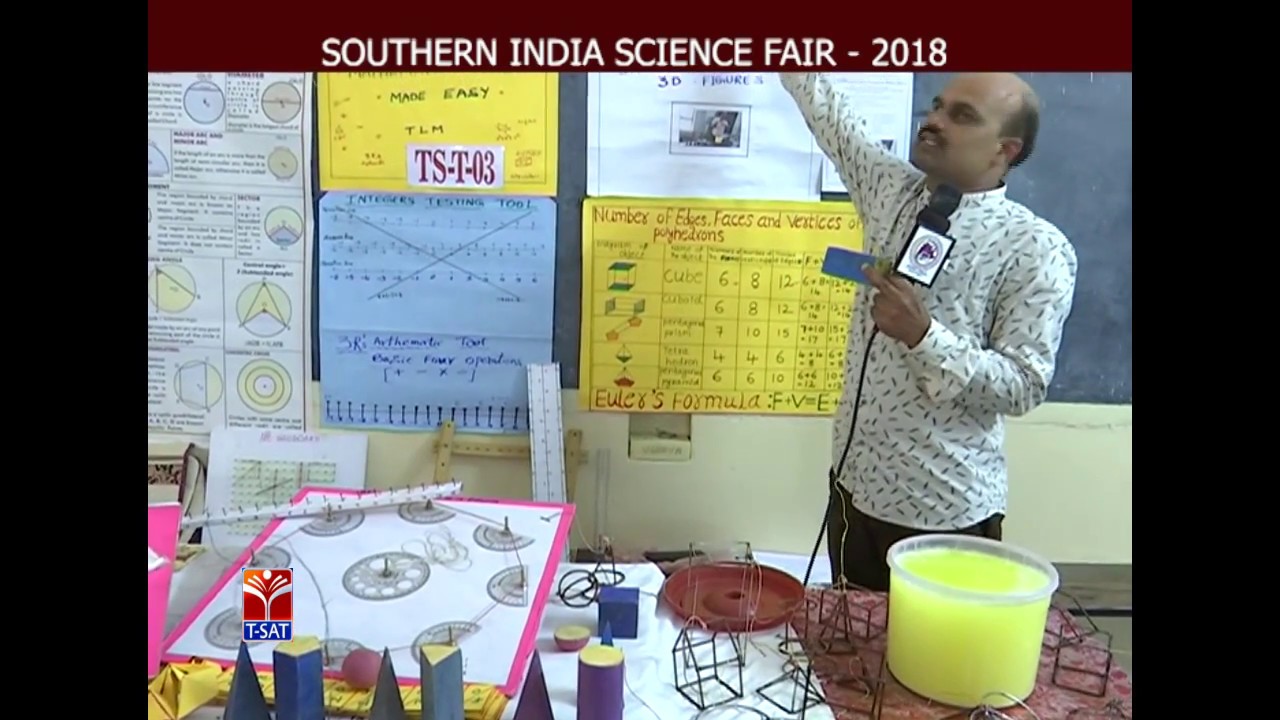 T-SAT Presents || Southern India Science Fair 2018 @ Telangana - P8 || By Scert Dept of Telangana