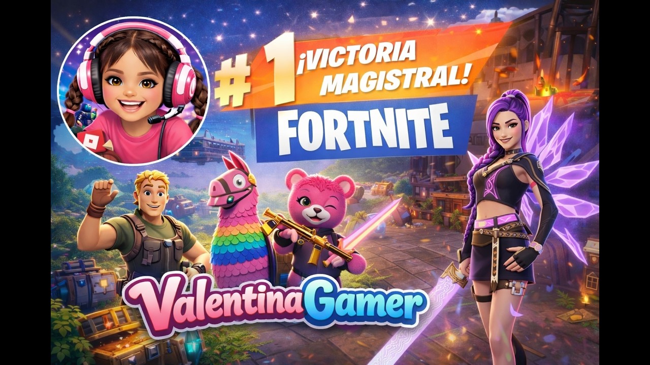 VICTORIA MAGISTRAL EN FORNITE BLITZ CON RUMI GUERRERAS KPOP