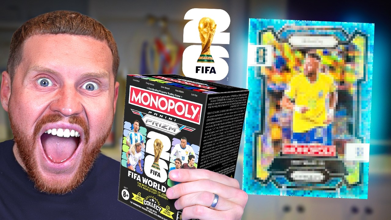 Я открыл карточки Panini Monopoly Prizm World Cup!