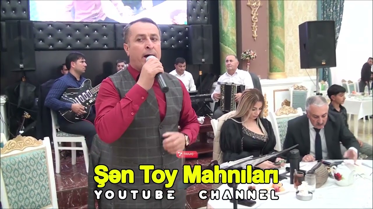 toy mahnilari oxuyur Tapdıq bey   qarmon Xanoglan   gitara Xaleddin