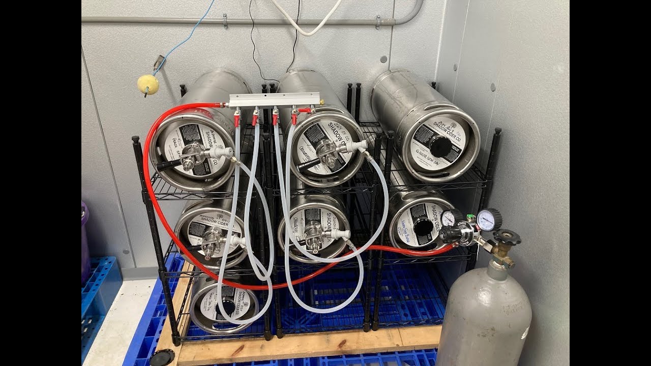 2024,04,21 Low cost keg rack for carbonation