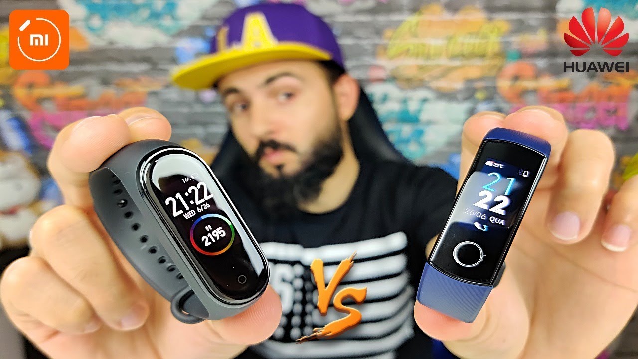 Mi Band 4 vs Honor Band 4 - PORTUGUÊS 🔥🔥