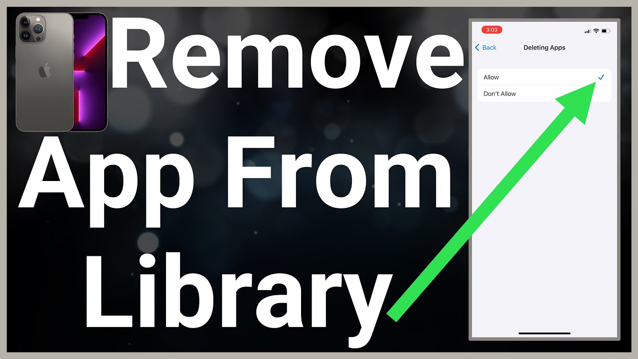 How To Remove App From App Library