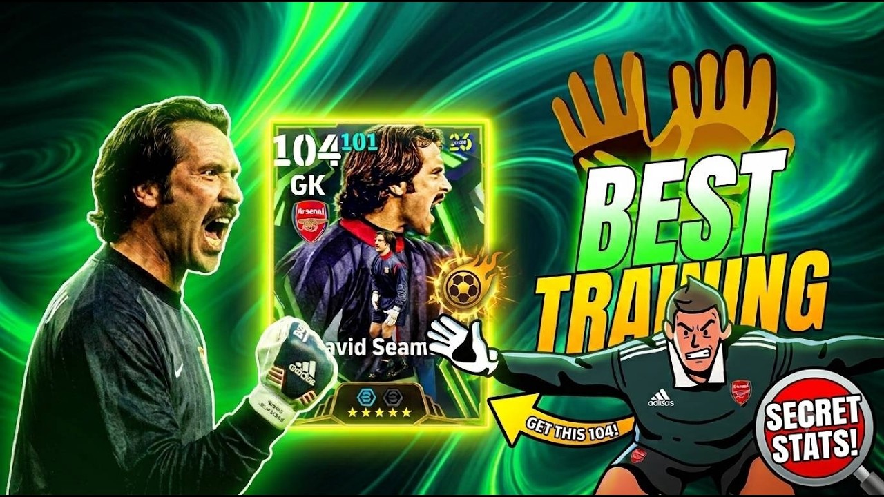 The ABSOLUTE BEST GK Build in eFootball Mobile 🔥 David Seaman Training Secrets