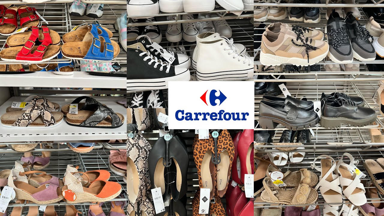 DESCUENTOS+NOVEDADES CARREFOUR❤️😍CALZADO AGOSTO 2023/تخفيضات وجديد كريفور في الاحدية أغسطس