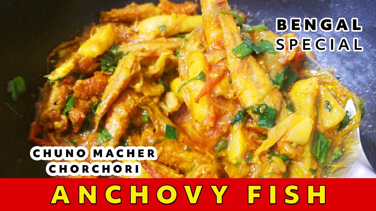 [Anchovy Curry] |Anchovy Bengali Recipe| |Choto Macher Chorchori| |Nethili Fish|