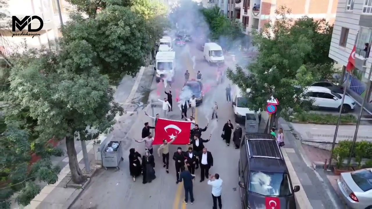 Angara Muhtarı'nın Düğün Konvoyu ve Kız Alma Töreni - Ankara