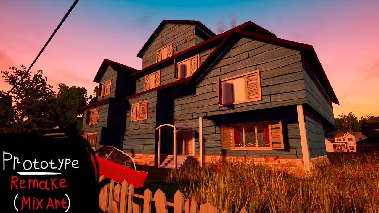 HELLO NEIGHBOR MOD KIT - PROTOTYPE REMAKE (Mix Art) - HELLO NEIGHBOR