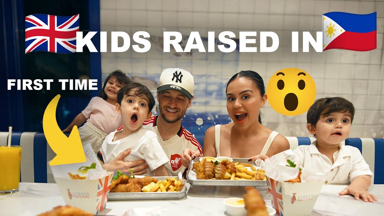British Kids Raised In Philippines TRY British Food (FIRST TIME) 🇵🇭🇬🇧