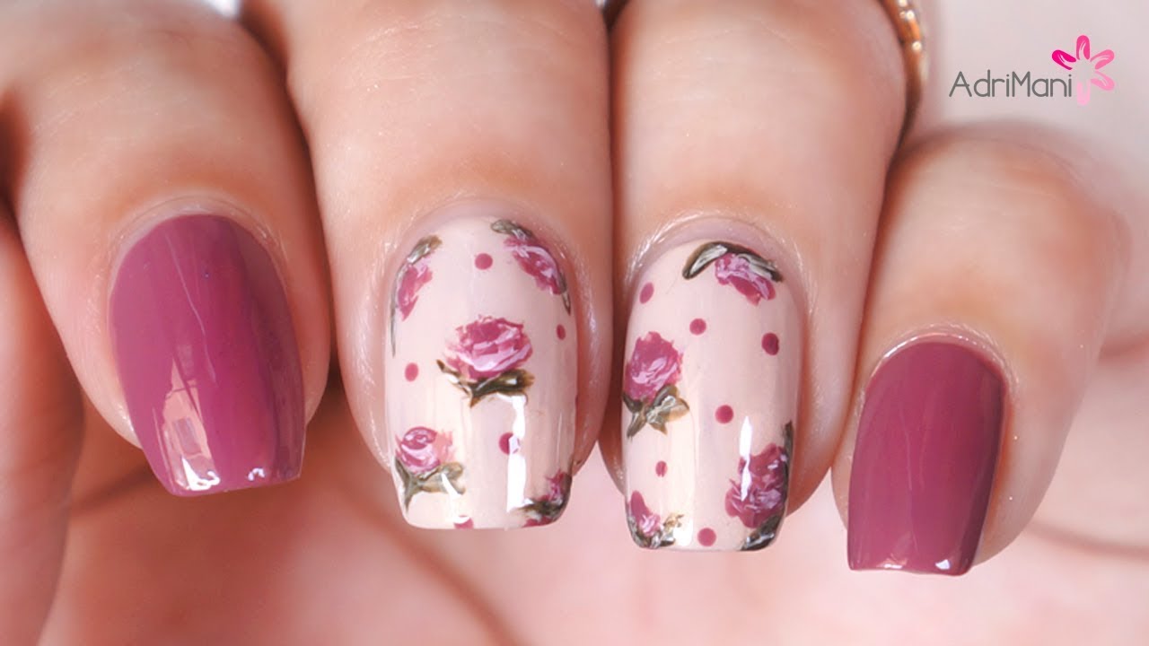 Uñas Vintage - ¡Diseño muy fácil! | Collab. w/ Life World Women