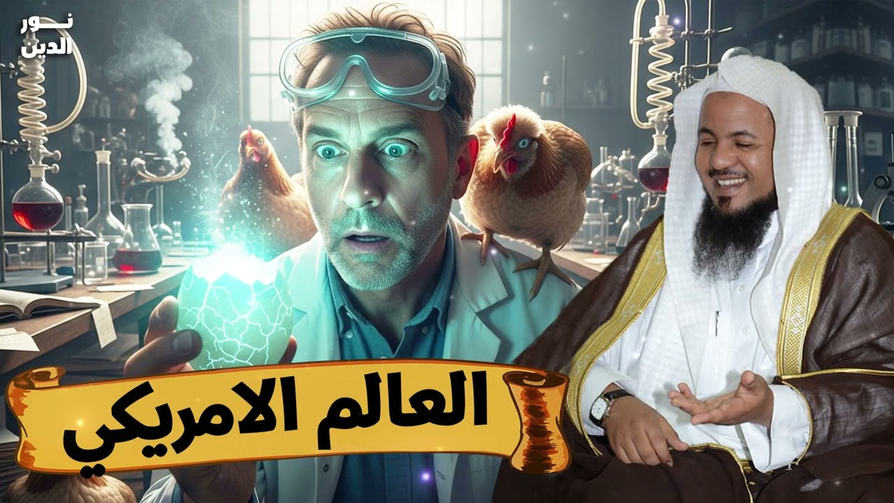 الشيخ محمد الشنقيطي 🎙️ قصة العالم الامريكي وماذا فعل بالبيض والدجاج ؟!