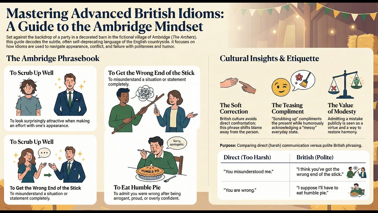 Think You’re Advanced?  Stop Saying Basic English – Try These Idioms from The Archers