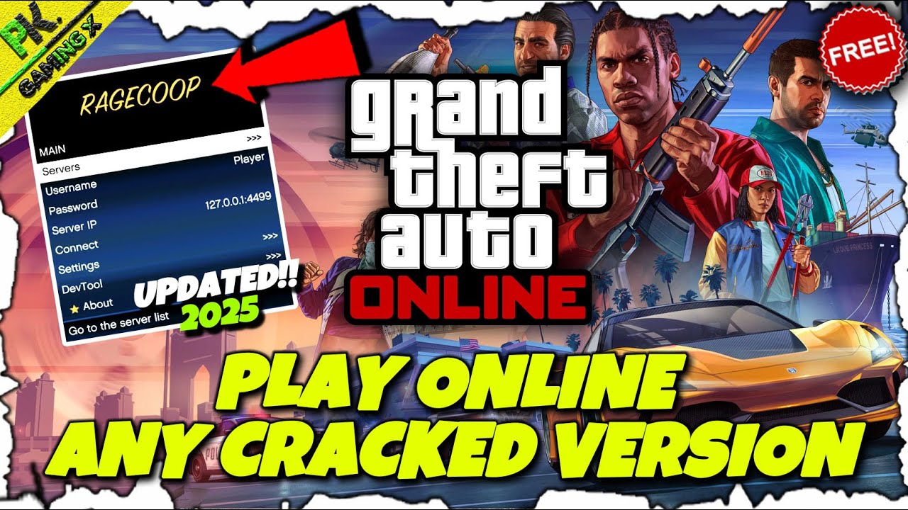 Play GTA 5 Online in Any Cracked Version! 😱 | 100% Working Multiplayer 2025 🔥 | Easy Guide