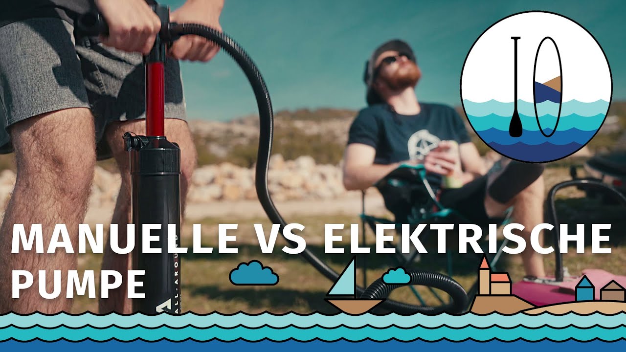 [PADDELT.DE] Elektrische Pumpe vs menschliche Muskelkraft! 💪