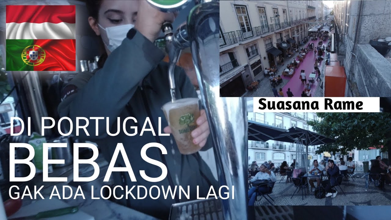 Mega vlog ! keliling kota lisbon, portugal eh malah ketemu cewek cantik di bar