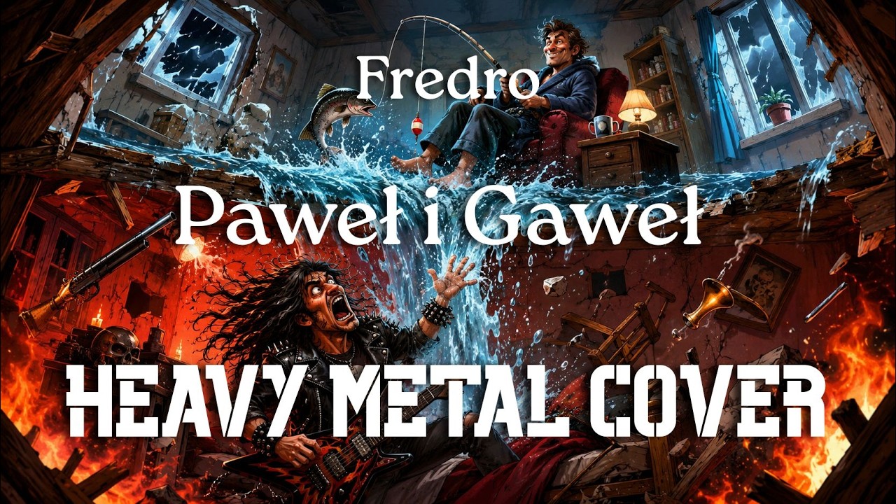 Paweł i Gaweł - Fredro - Heavy Metal Cover - Mocne Riffy - Melodyjny Wokal #music #metal #cover