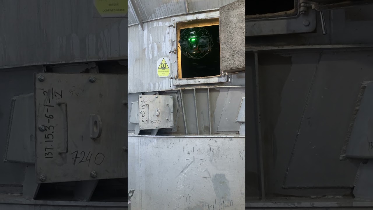 Would you want to go in there? No worries, Elios 3 will!  #drone #elios3 #safety #technology #future