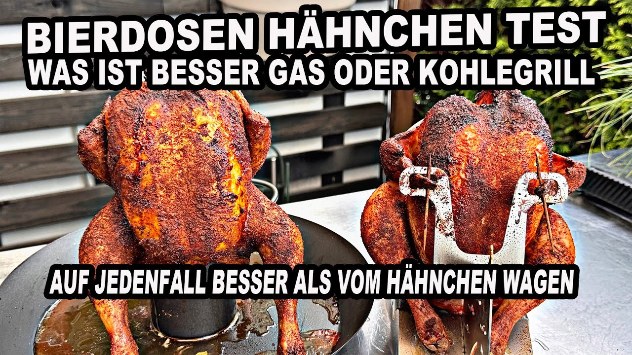 Beer Can Chicken | Bier Dosen Hähnchen TEST KOHLE oder GAS  |The BBQ Bear
