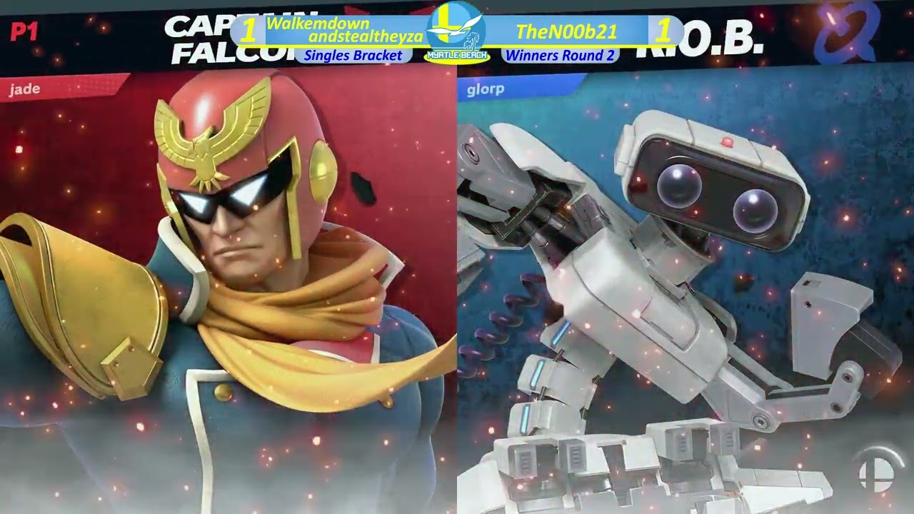 SocaSmash 164 Ultimate Singles: Walkemdownandstealtheyza (Cpt Falcon) vs TheN00b21 (R.O.B.) WR2