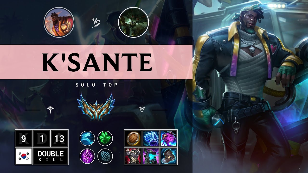 K'Sante Top vs Warwick - KR Challenger Patch 14.12