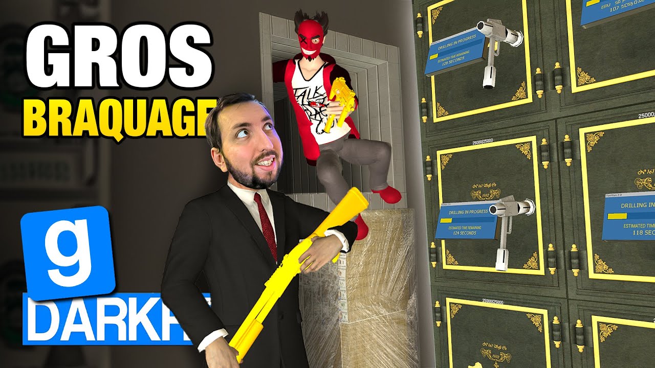 LE BRAQUAGE ULTIME Je Vole les Saisies De La Police ! GMOD DarkRP