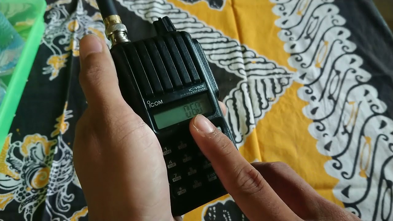 Ht icom v80 Manual program Terlengkap