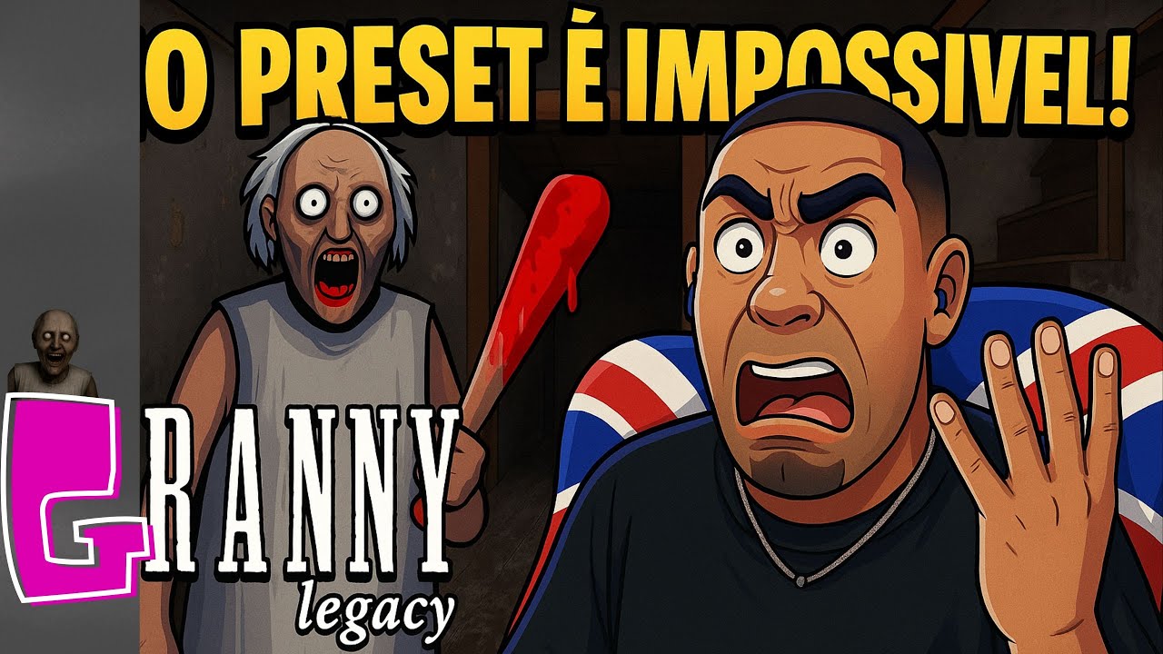 DESAFIO : jogando no pior preset sem morrer  , zerando pela porta em GRANNY LEGACY